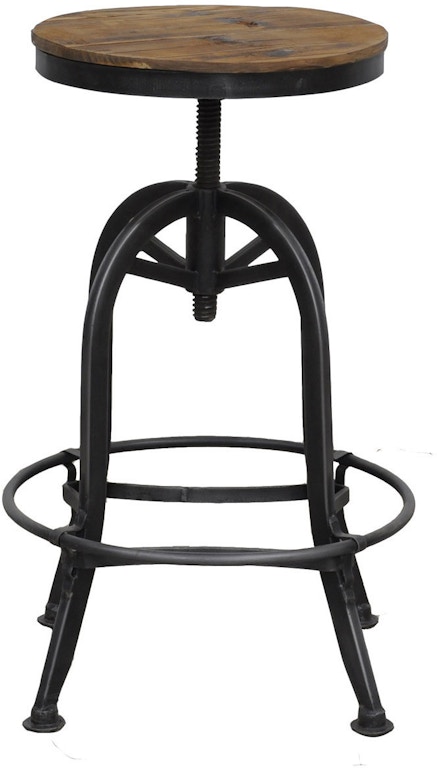 Classic Home Akron Round Barstool Qty 2 53003502elp Portland Or Key Home Furnishings