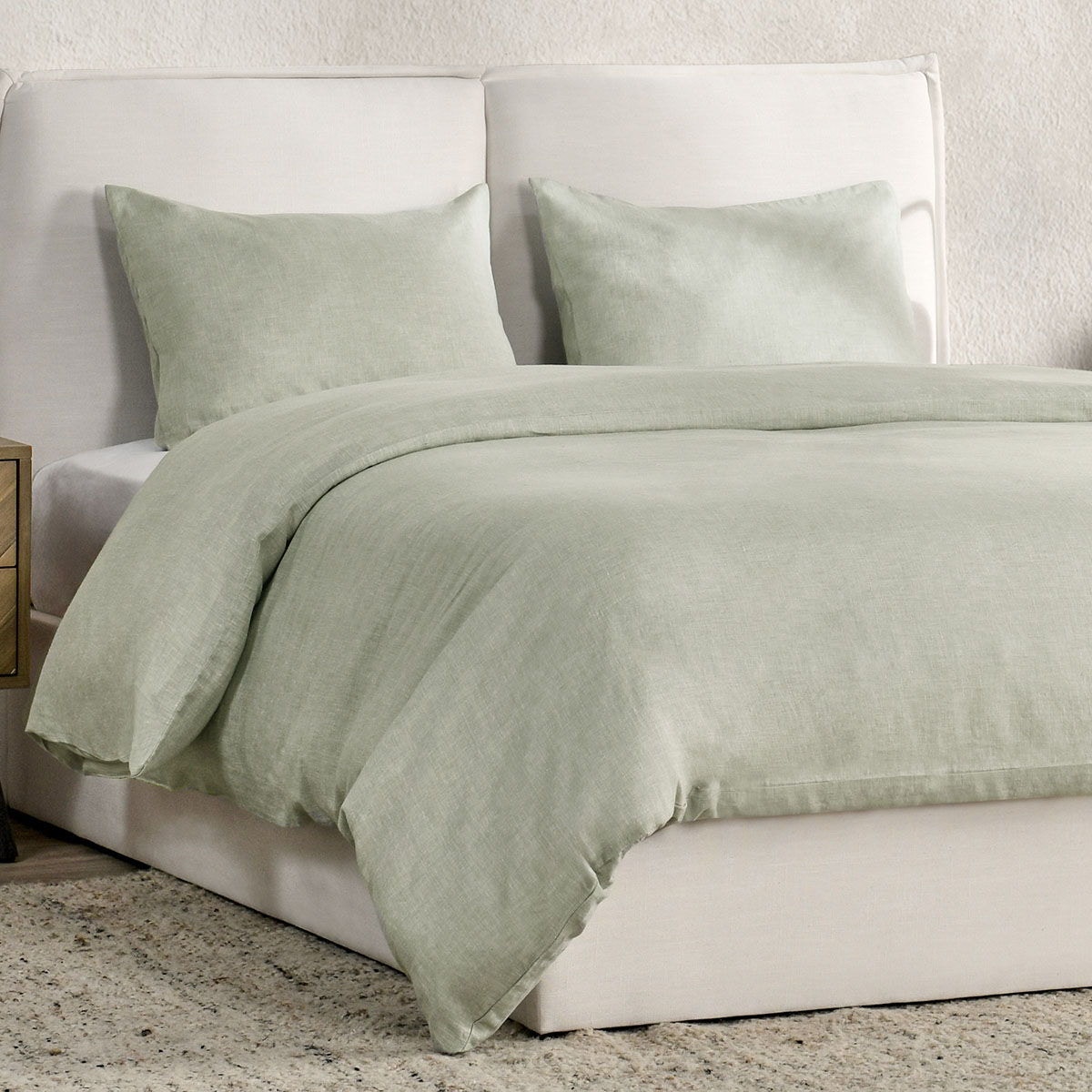 Classic Home 3 Piece Queen Linen Cashmere Duvet Set BEDD351Q