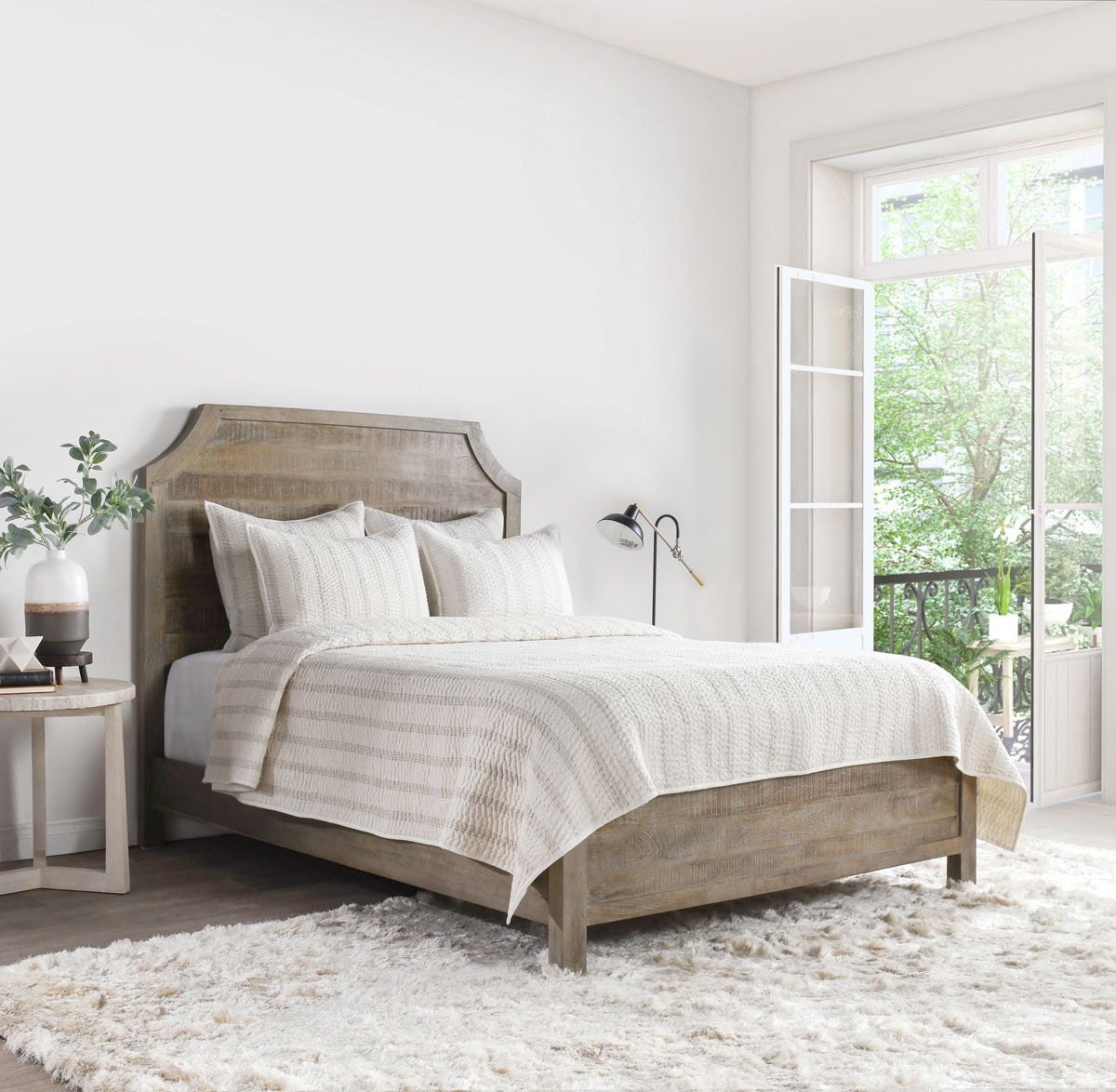 Classic Home Cotton Linen 3 Piece Queen Quilt Set BEDQ517Q