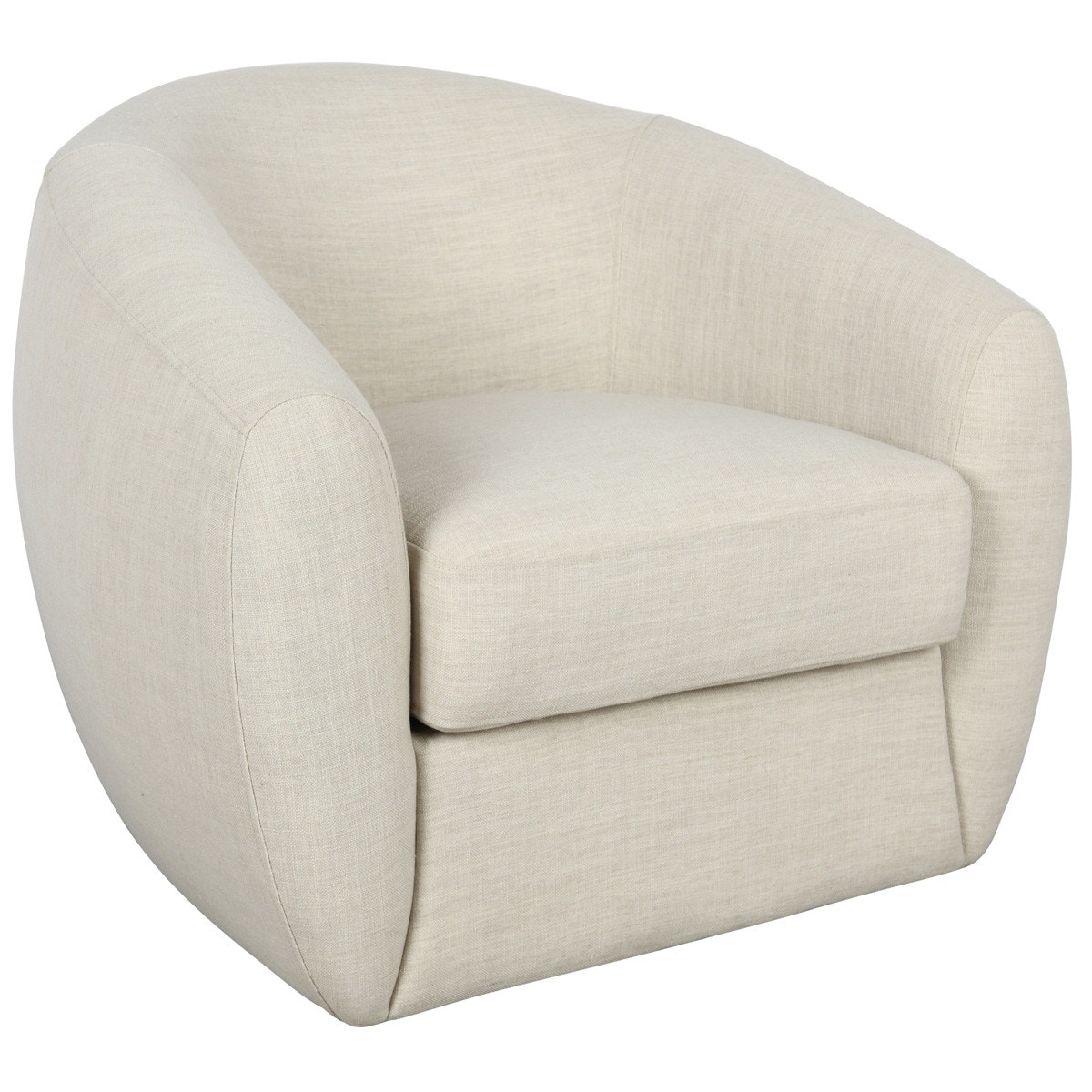 Classic Home Dominic Swivel Accent Chair - Thumbnail 2