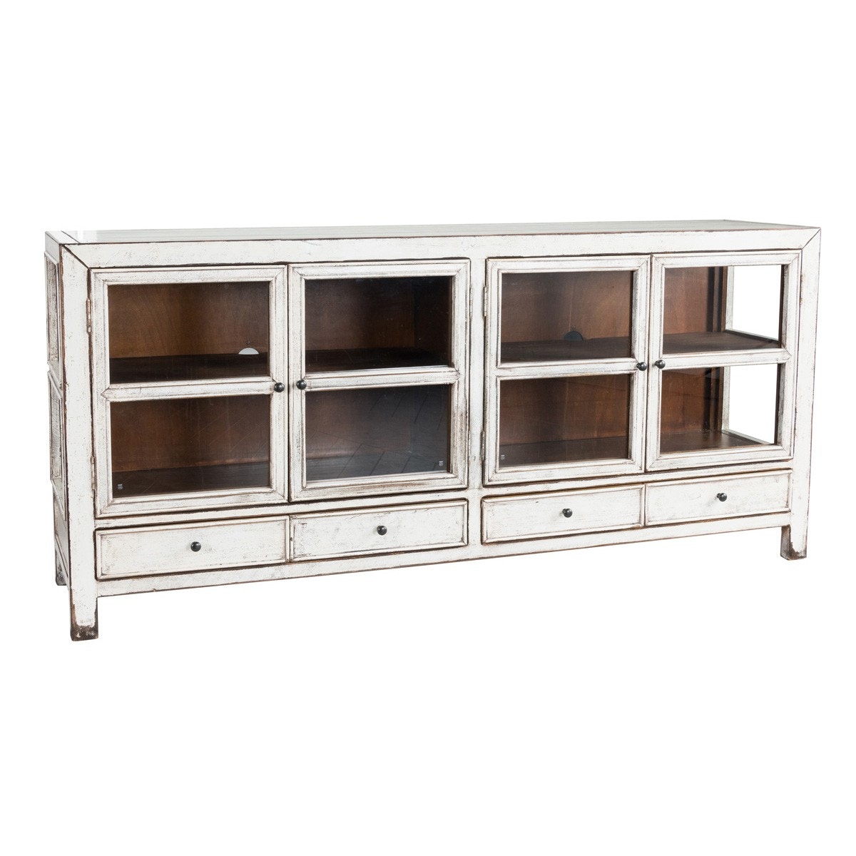 Classic Home 4 Drawer 4 Door Sideboard Antique White 52003843