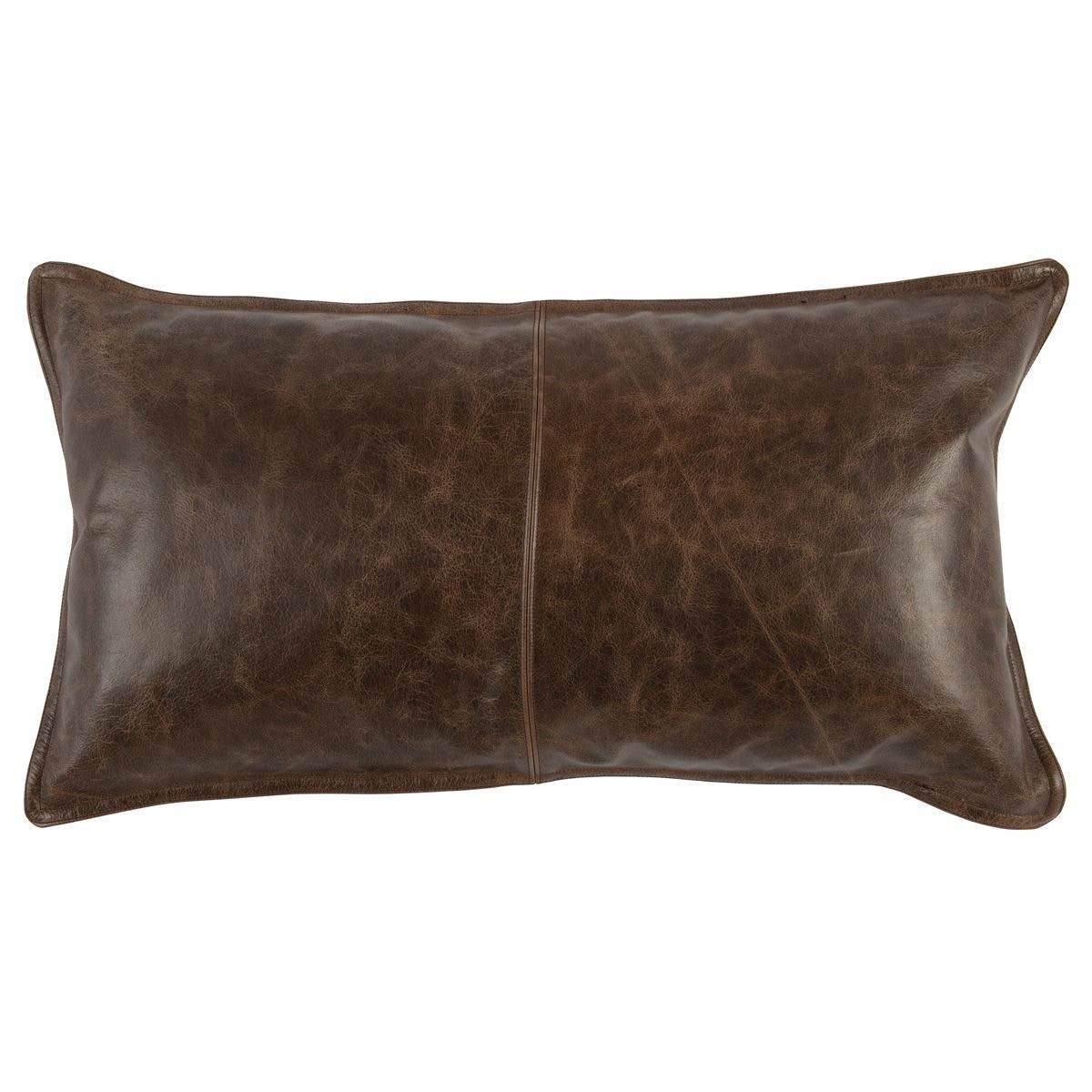 Classic Home SLD Leather Parsons Cocoa Pillow - Thumbnail 2