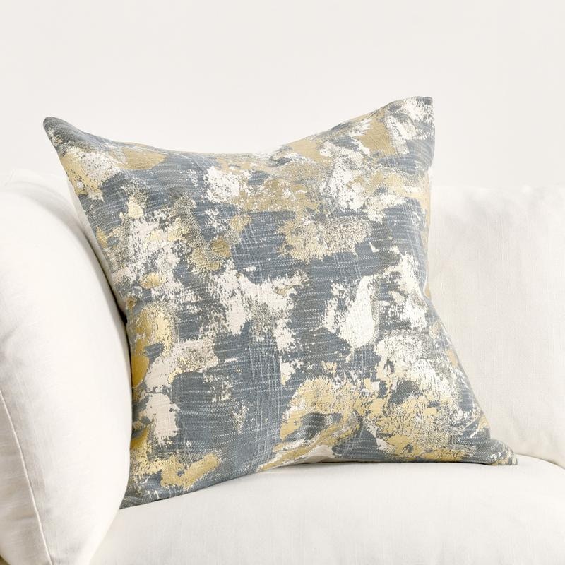 MA Luciana Rain Blue 22x22 Pillow Cover - Thumbnail 4