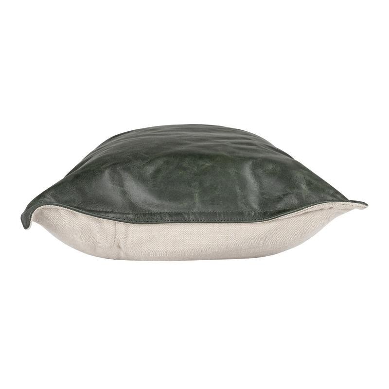 Classic Home Soco Leather Acre Pillow - Thumbnail 2