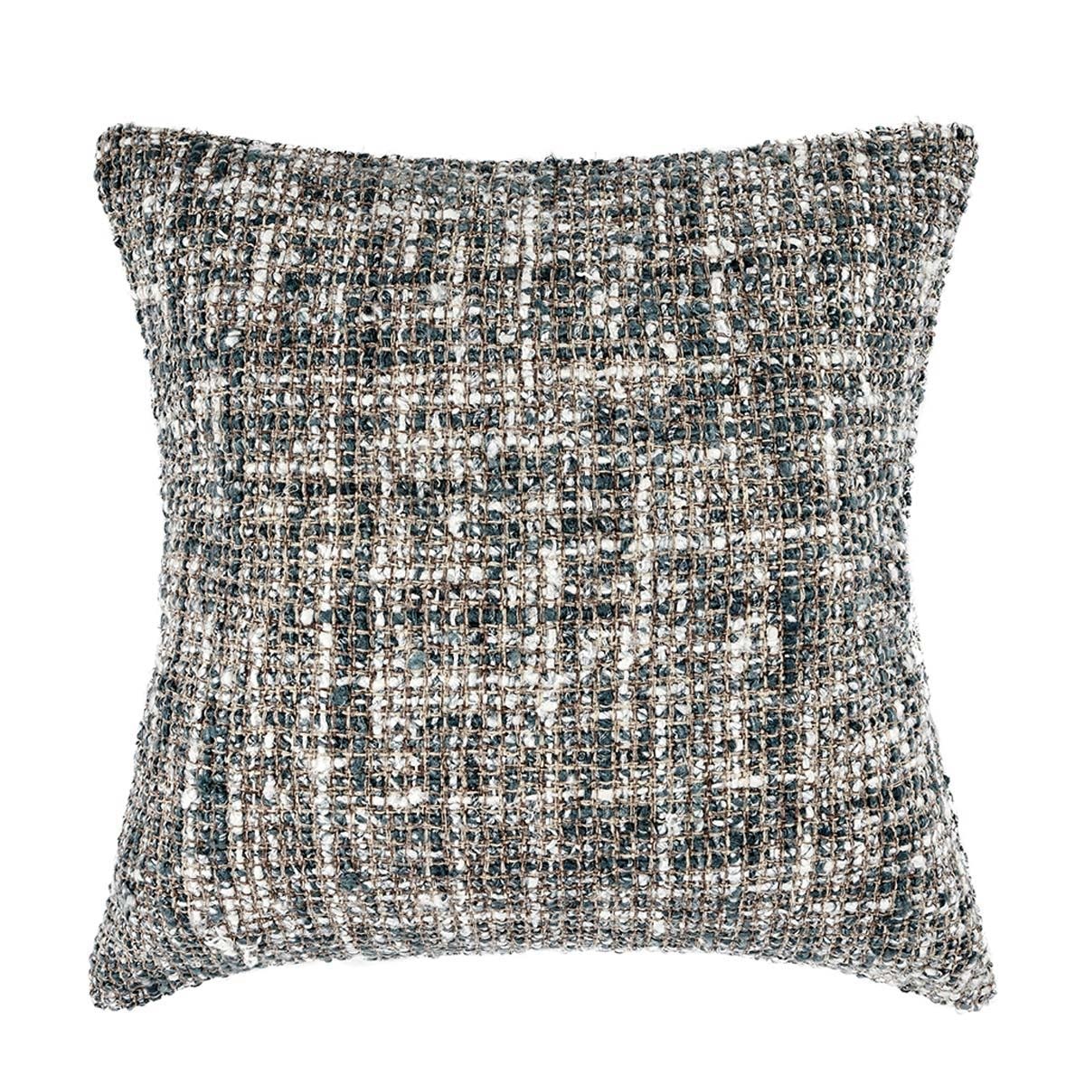 Classic Home Modern Perspective Porter Blue Slate Pillow