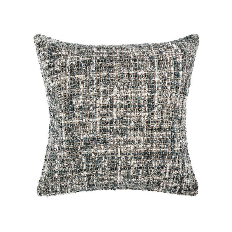 Classic Home Modern Perspective Porter Blue Slate Pillow - Thumbnail 2