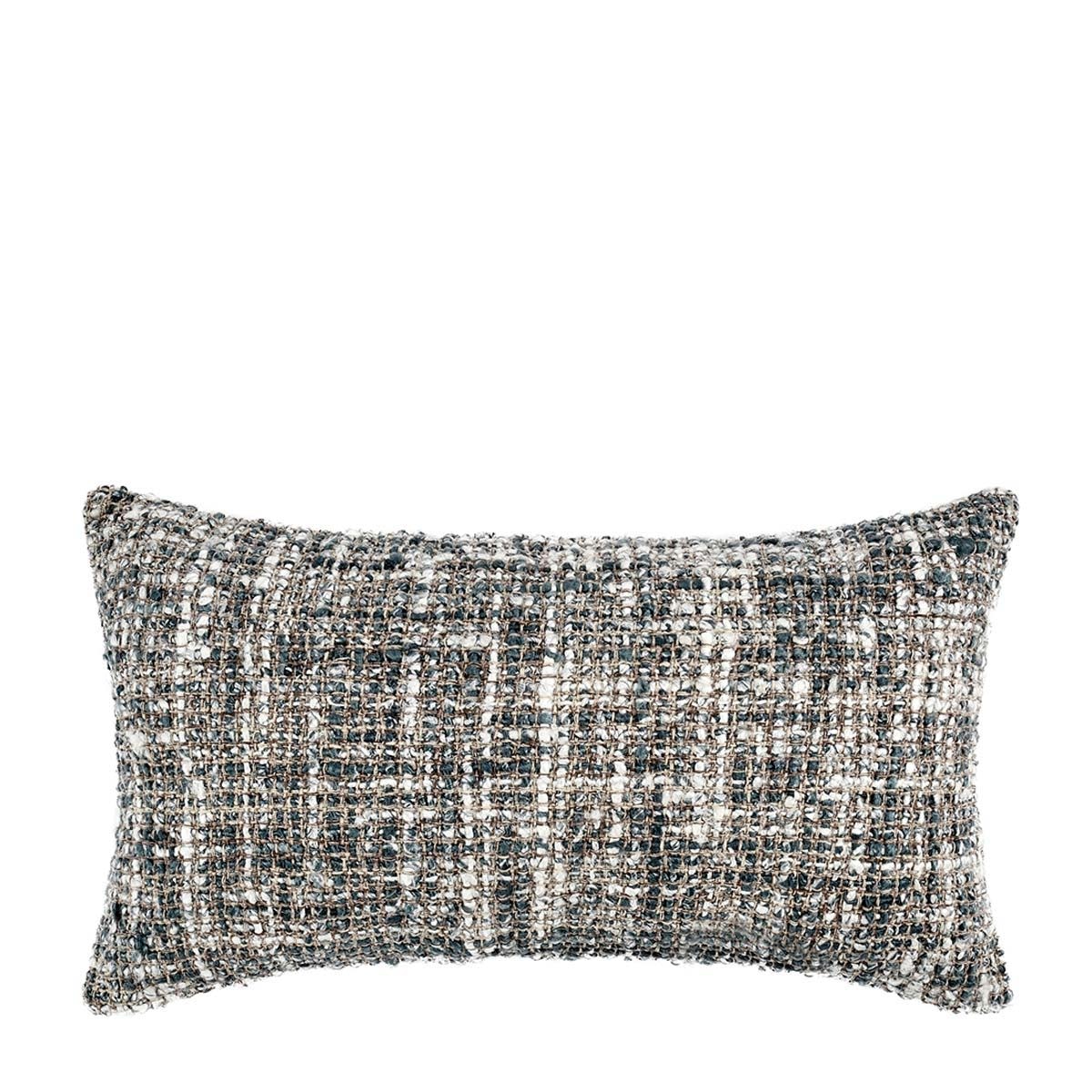 Classic Home Modern Perspective Porter Blue Slate Pillow - Thumbnail 3