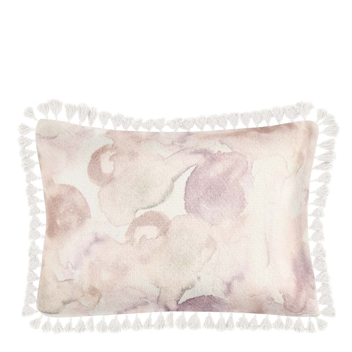 Classic Home Modern Perspective Lily Peach/Crystal Pink Pillow