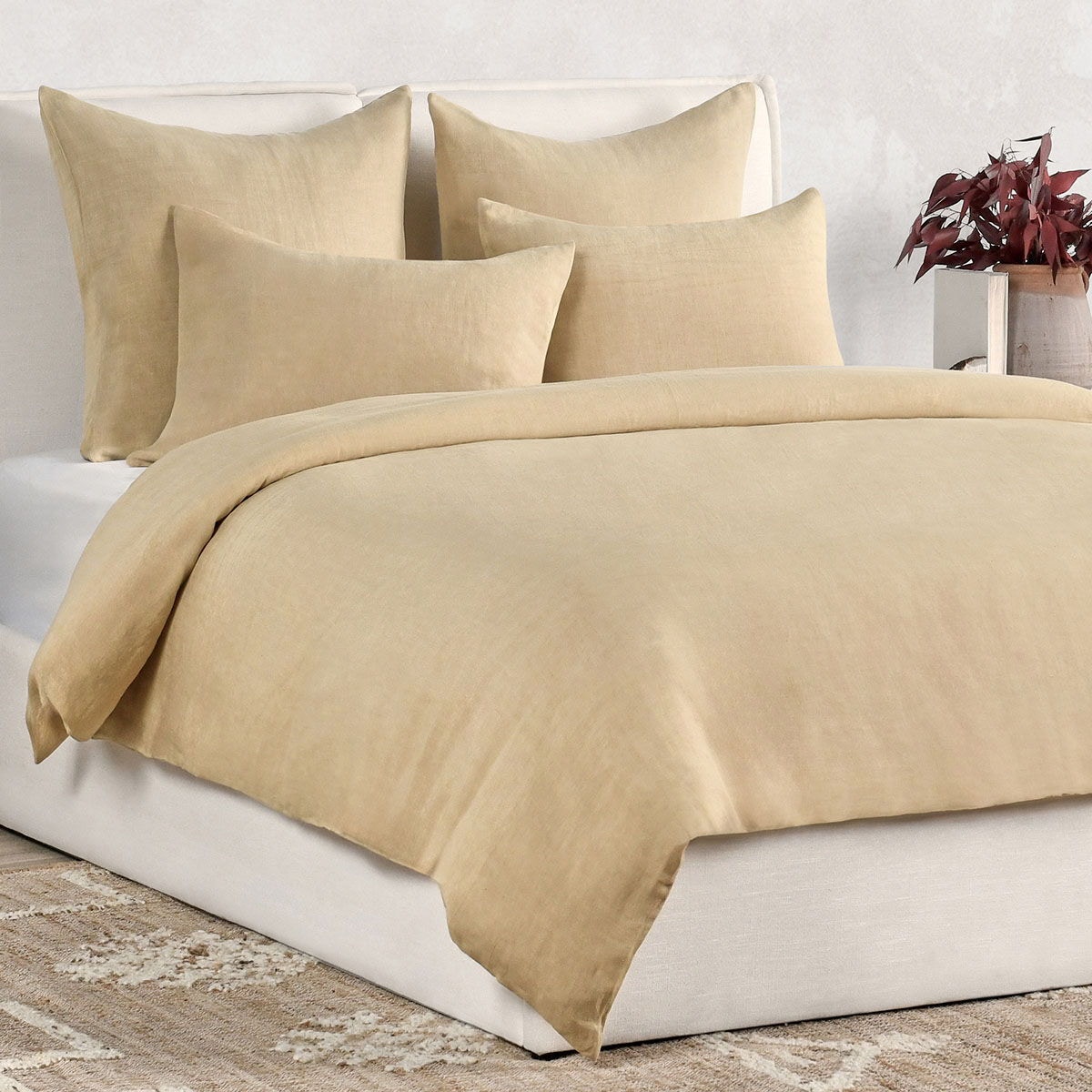 Classic Home Queen Hemp Duvet - Thumbnail 4
