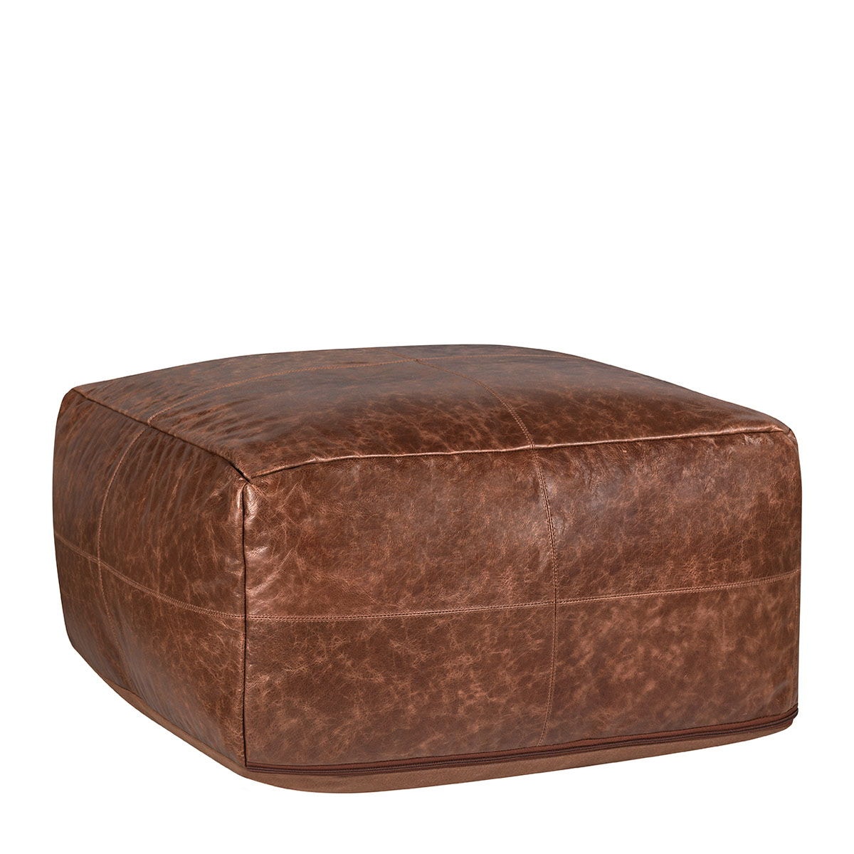 Classic Home Leather Kona Pouf