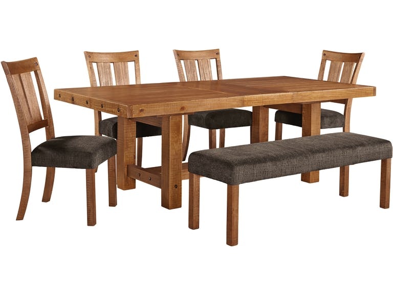 pew bench dining table