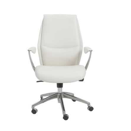 White low best sale back office chair