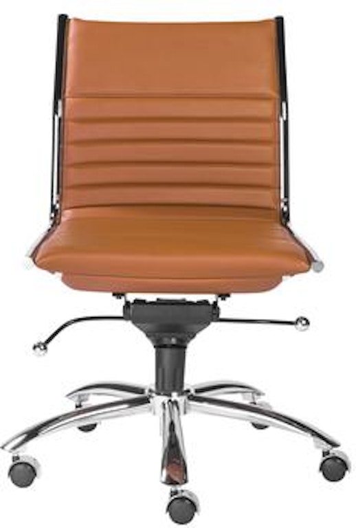 Armless Low Back Office Chair