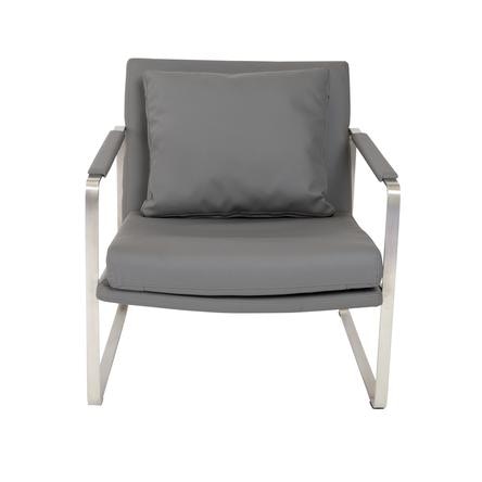 Euro Style Emmett Lounge Chair 03438DKGRY Portland, OR Key Home