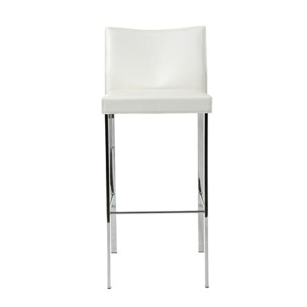 Euro Style Riley Riley B Bar Stool QTY 2 17223WHT Portland OR