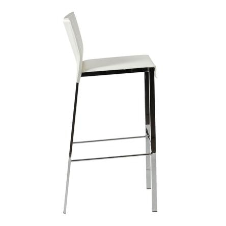 Euro Style Riley Riley B Bar Stool QTY 2 17223WHT Portland OR