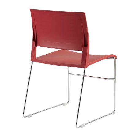 Euro Style Renate Stack Chair (QTY 4) 17262RED Portland, OR Key
