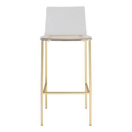 Clear and gold bar stools discount