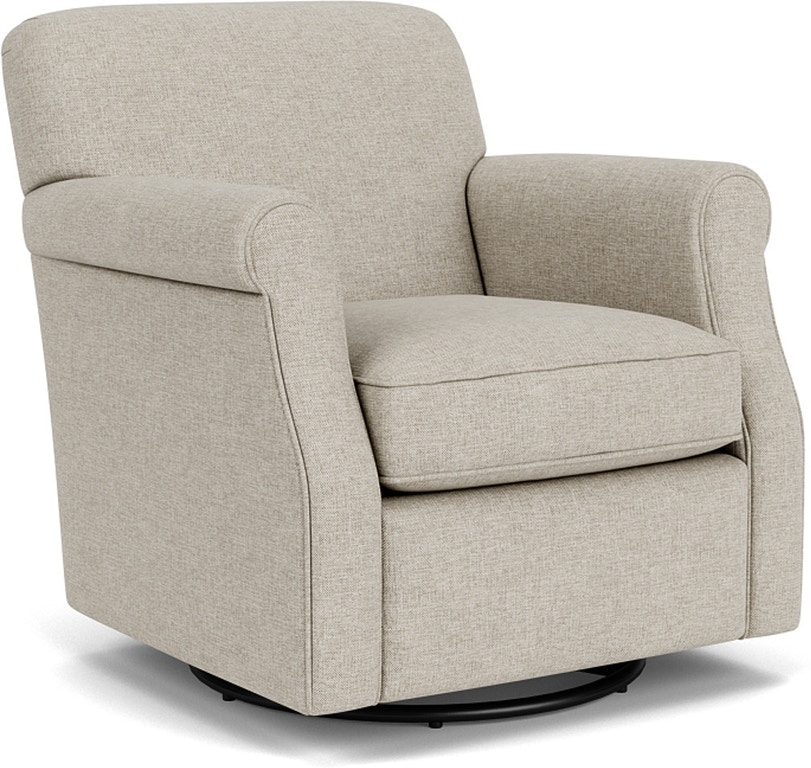 Flexsteel Mabel Fabric Swivel Chair