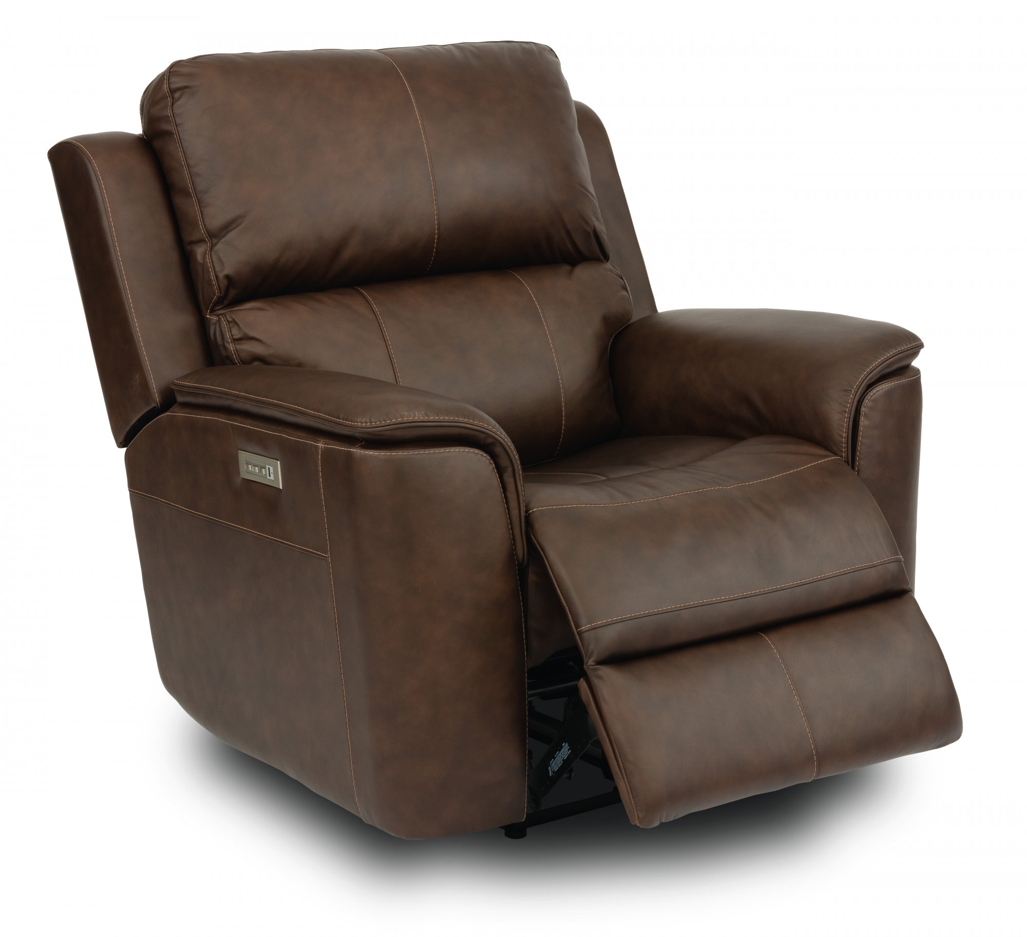 Flexsteel Henry Power HighLeg Recliner with Power Headrest and Lumbar