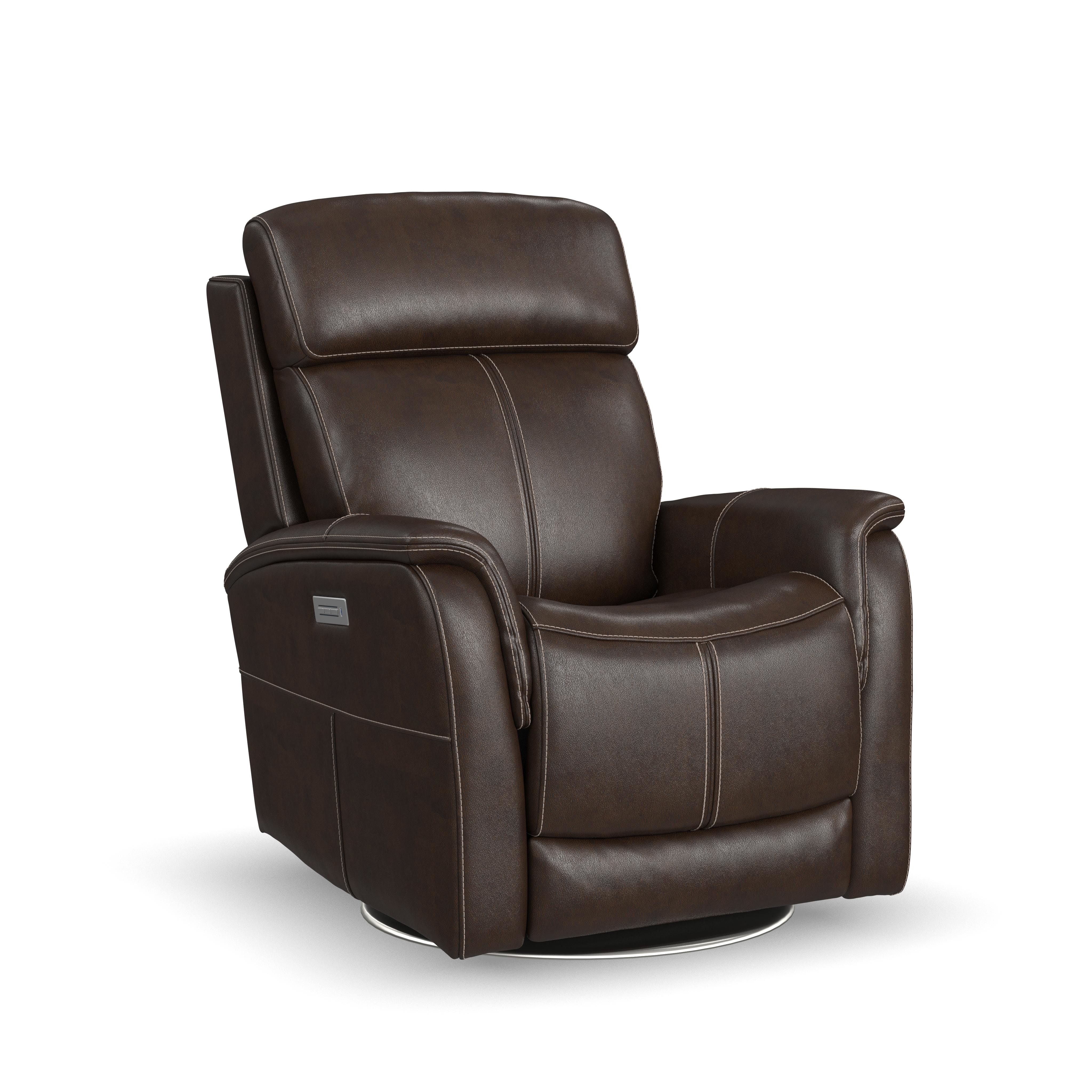 Flexsteel View Swivel Power Recliner