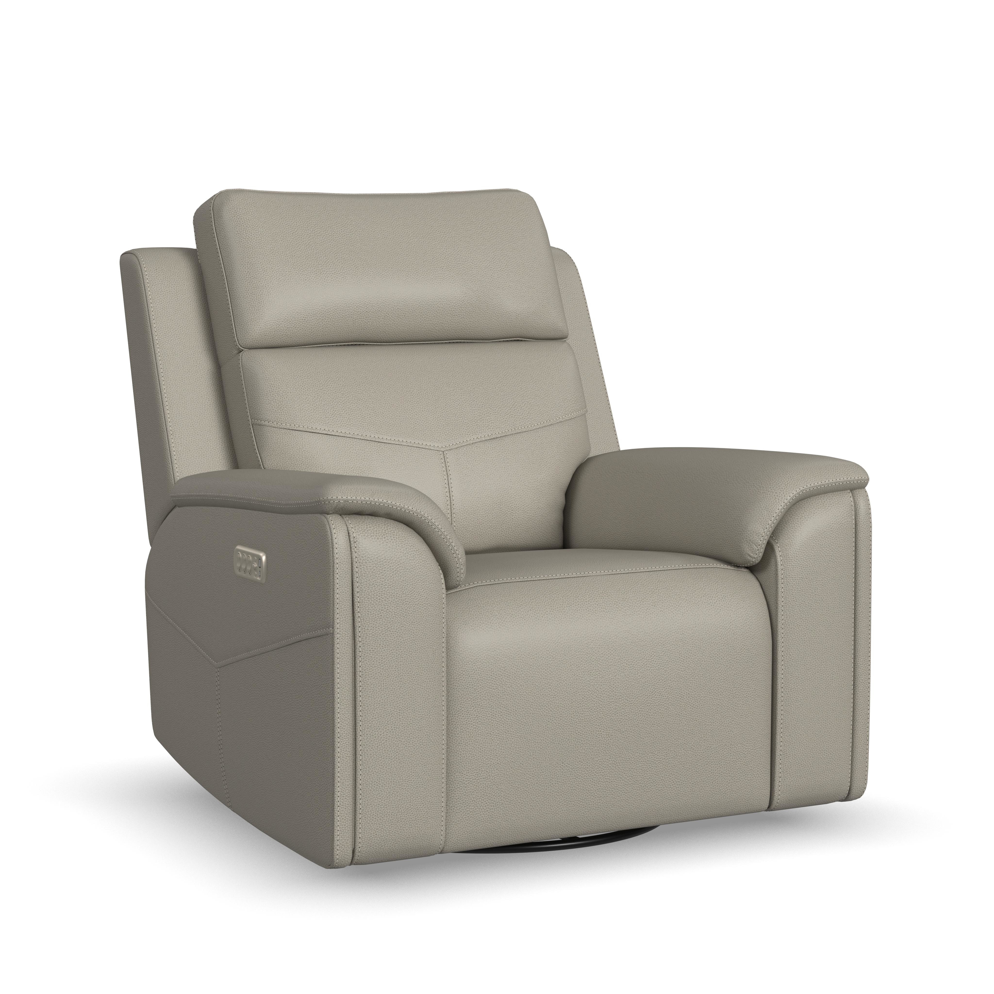 Flexsteel Vernon Power Swivel Glider Recliner - Thumbnail 2
