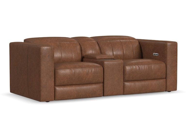 Flexsteel Austin Power Reclining Sofa with Power Headrests 1870