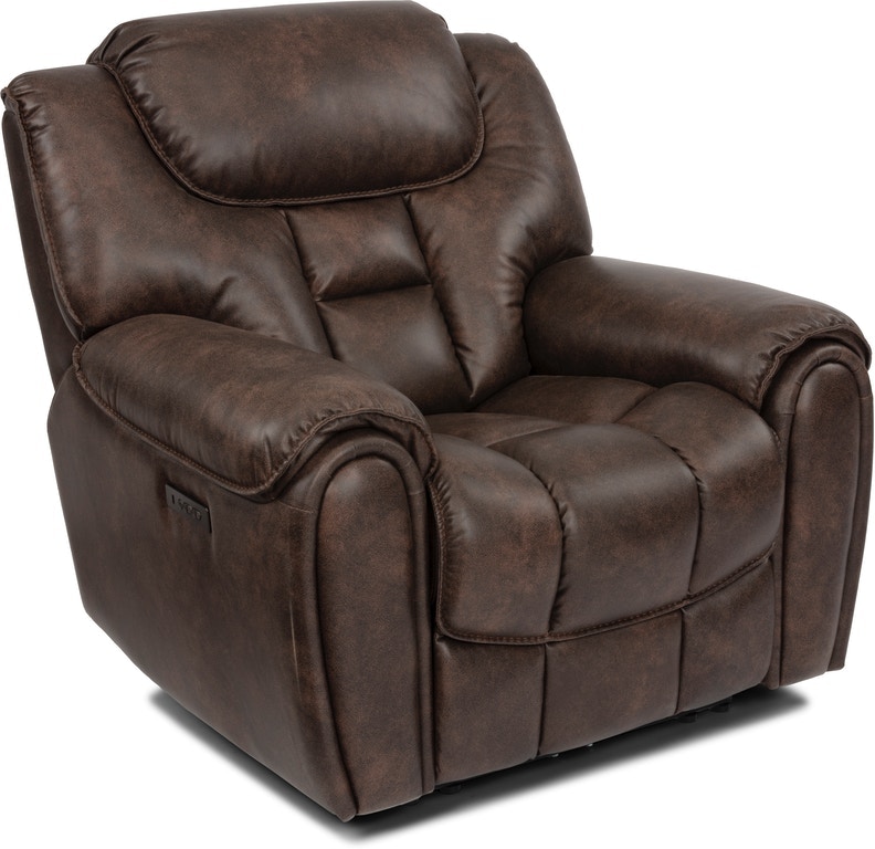 Flexsteel Buster Power Recliner with Power Headrest 188050PH