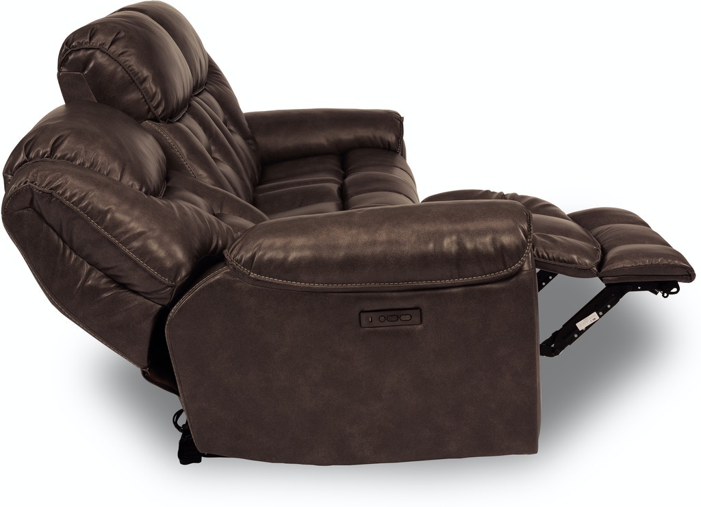 Flexsteel Buster Power Reclining Sofa with Power Headrests 188062PH