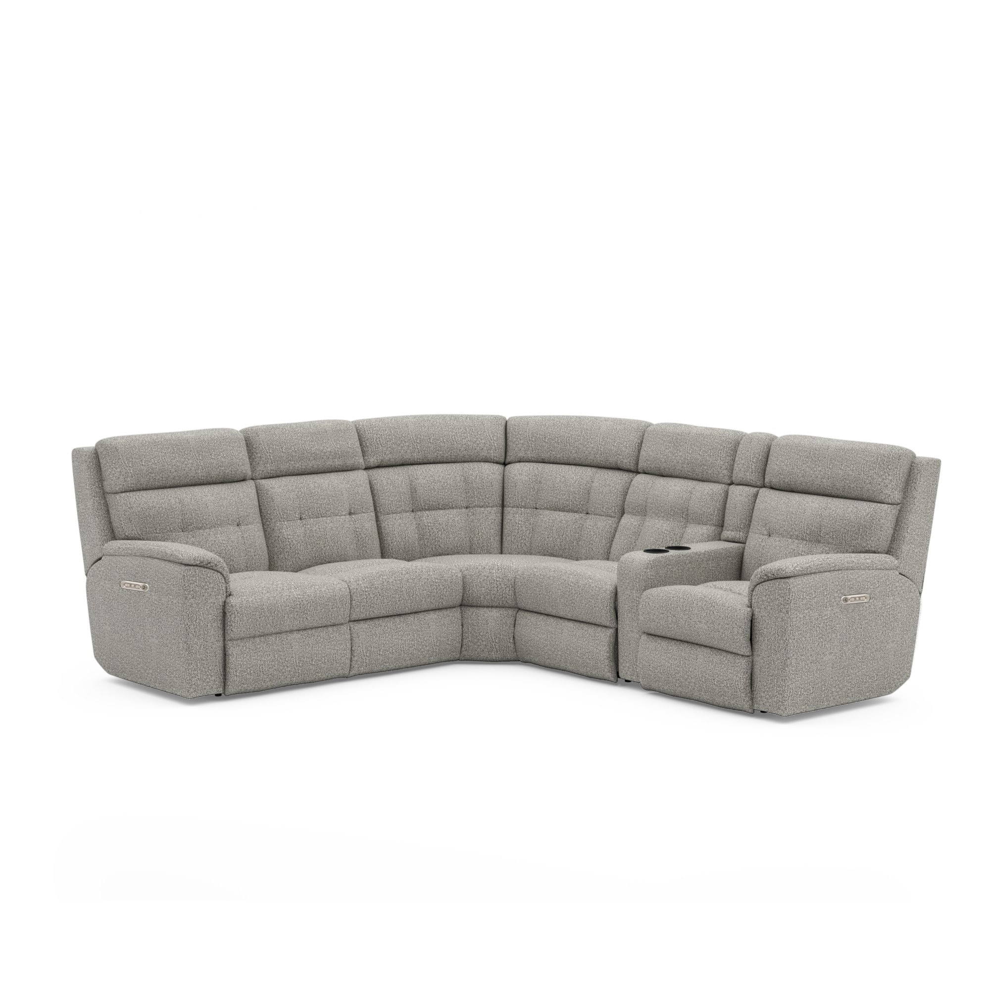 Flexsteel Power Reclining Sectional with Power Headrests 2804-SECTPH