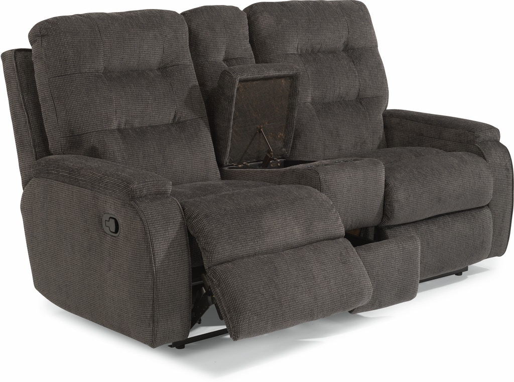 Flexsteel Kerrie Fabric Reclining Loveseat - Thumbnail 3