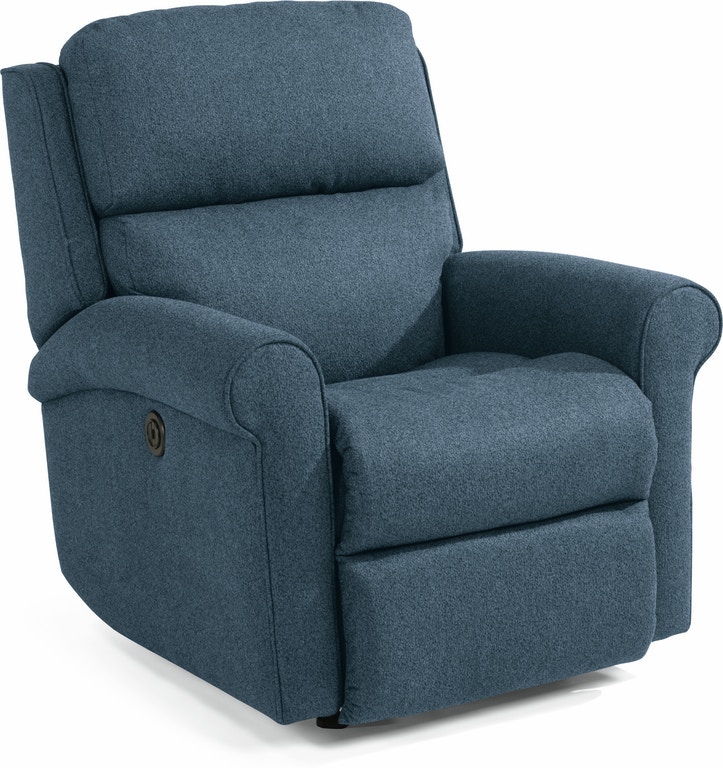 Flexsteel Chip Fabric Power Rocking Recliner - Thumbnail 5