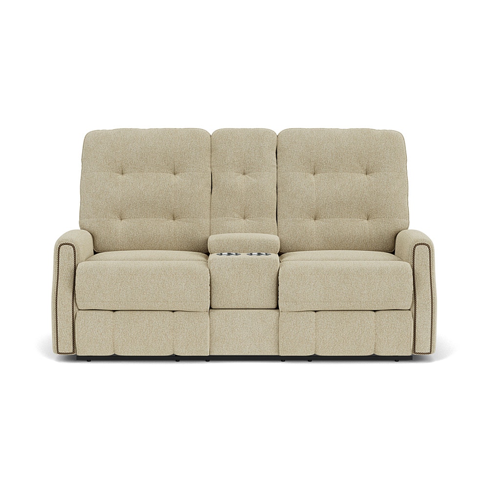 Flexsteel Devon Fabric Reclining Loveseat