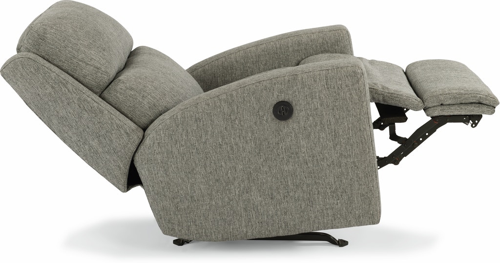 Flexsteel Chip Fabric Power Rocking Recliner