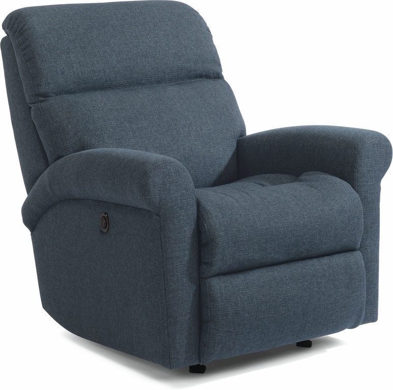 Flexsteel Fabric Power Rocking Recliner 2902-51M