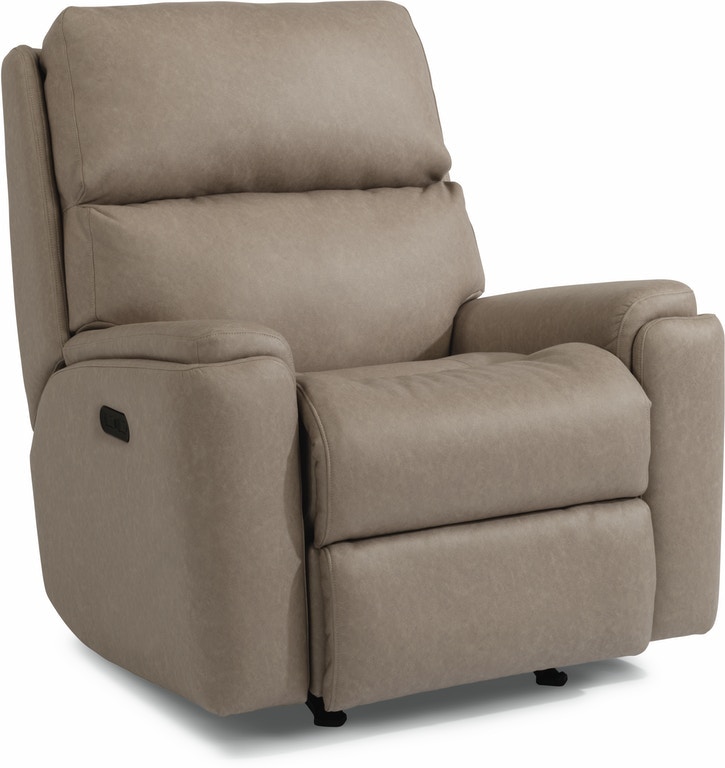 Flexsteel Minnie Fabric Power Recliner with Power Headrest - Thumbnail 3