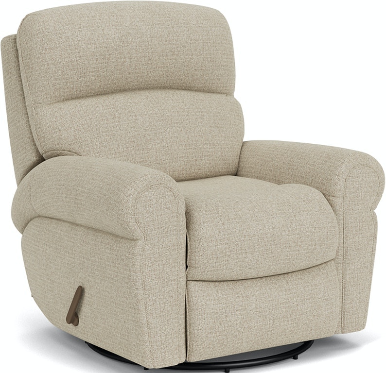 Flexsteel Langston Fabric Swivel Gliding Recliner - Thumbnail 2