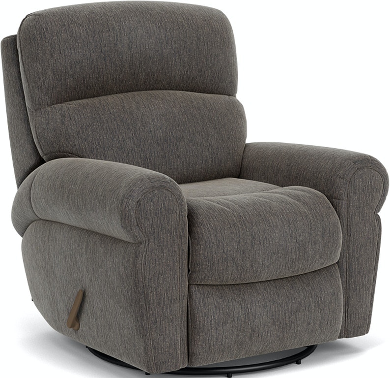 Flexsteel Langston Fabric Swivel Gliding Recliner - Thumbnail 3