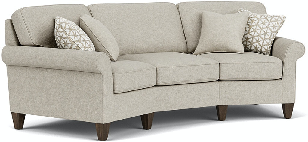 Flexsteel Westside Fabric Conversation Sofa - Thumbnail 3
