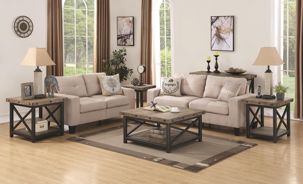 Flexsteel Carpenter Square Coffee Table - Thumbnail 4