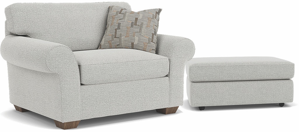 Flexsteel Vail Fabric Ottoman - Thumbnail 3