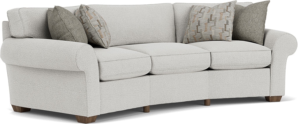 Flexsteel Vail Fabric Conversation Sofa