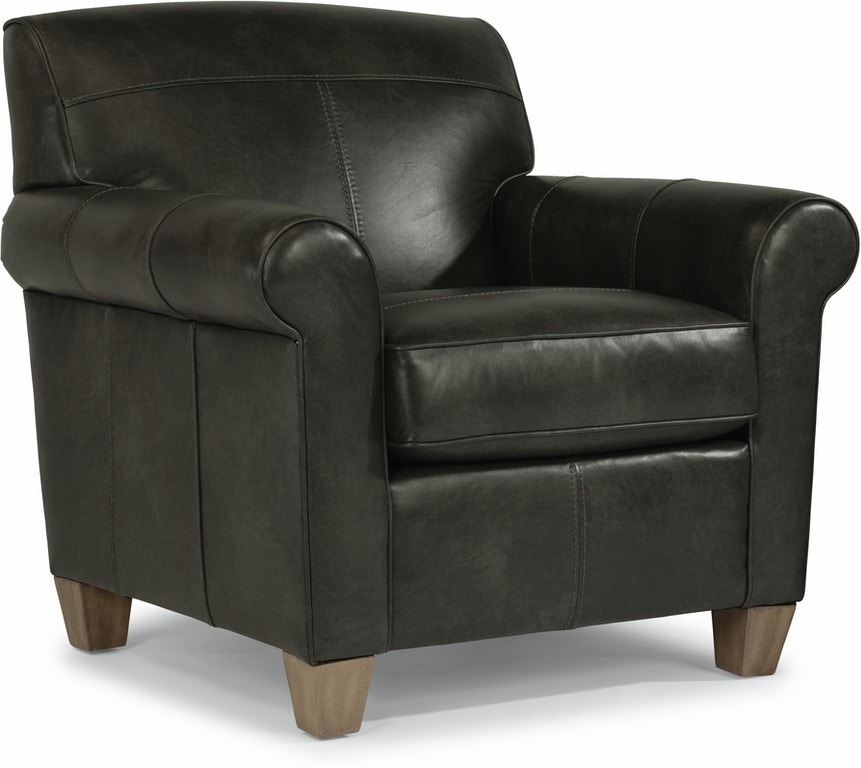 Flexsteel leather outlet chair