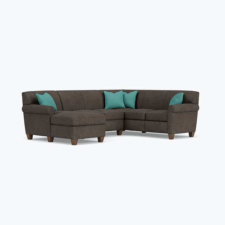 Flexsteel Dana Fabric Sectional 5990SECT14702 Portland, OR Key