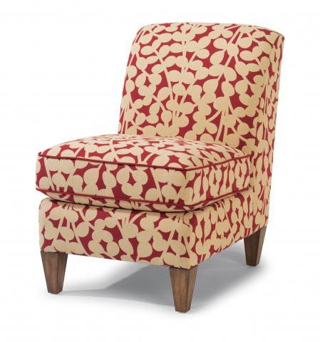 fabric armless chair