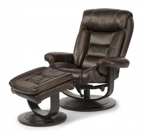 flexsteel hunter chair and ottoman