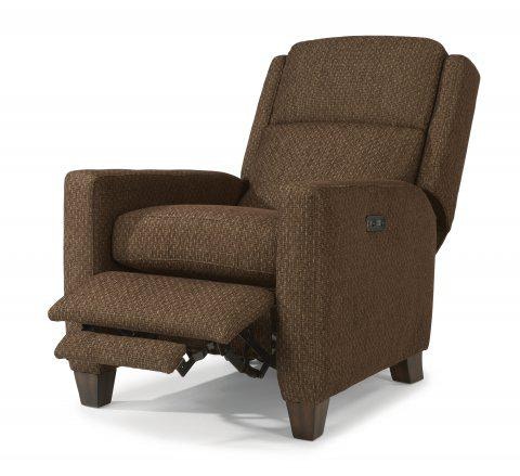 Flexsteel Carlin Fabric Power Highleg Recliner with Power Headrest