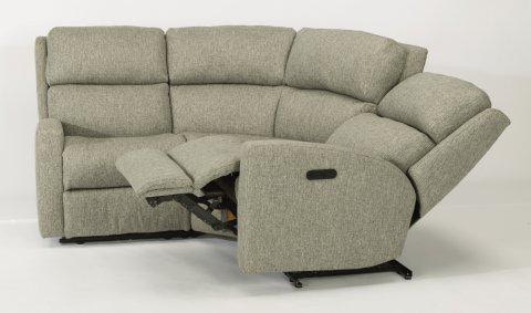 Flexsteel Catalina Fabric Power Reclining Sectional with ...