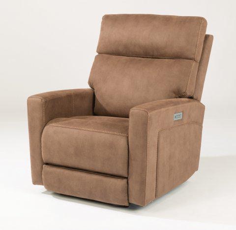 Flexsteel Ezra Fabric Power Recliner with Power Headrest 170050PH