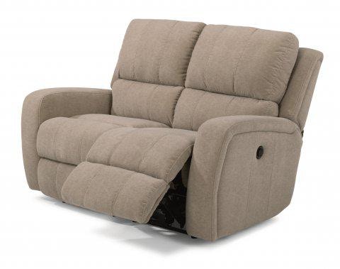 Flexsteel Hammond Fabric Power Reclining Loveseat 115660P Portland